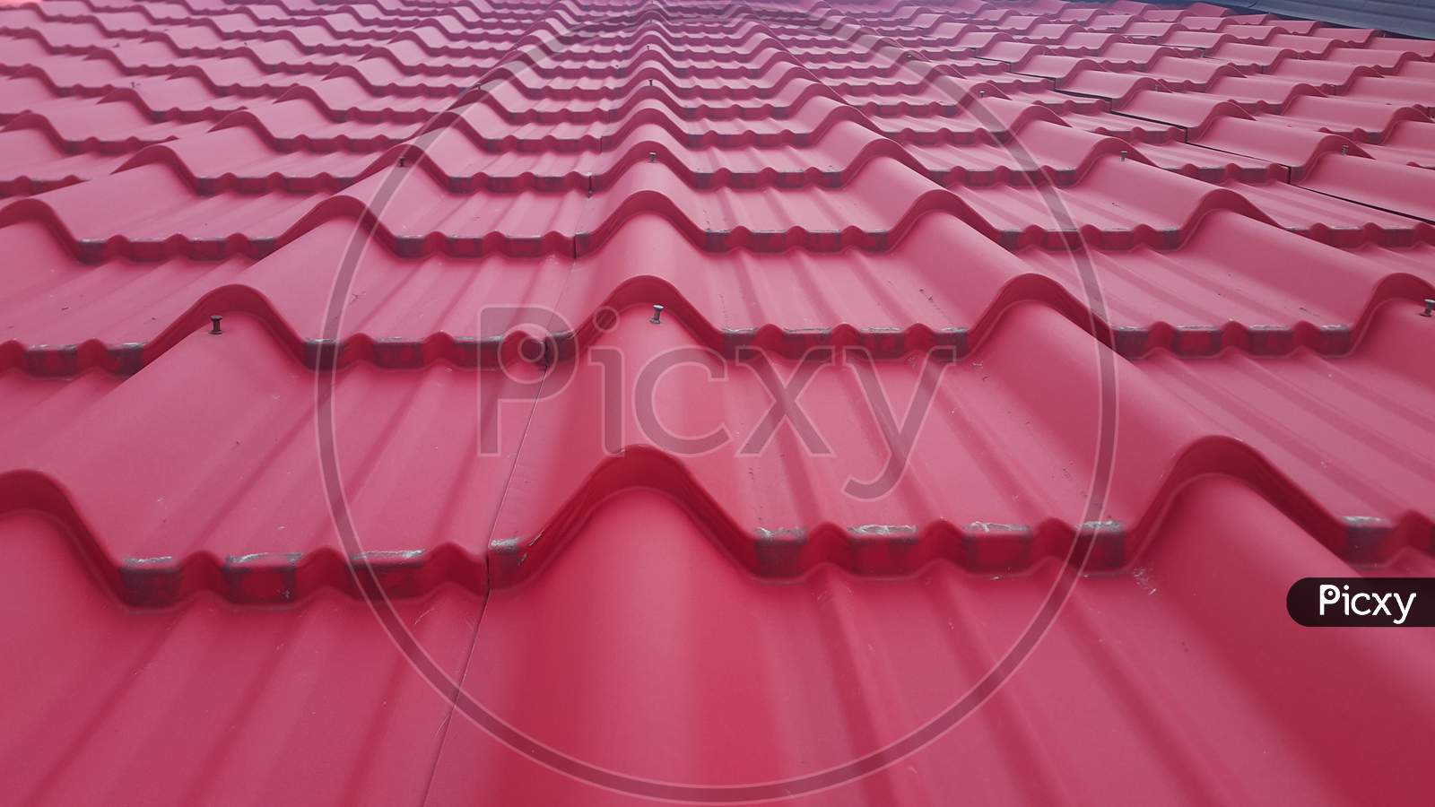 Background Texture For Rooftop Tiles.