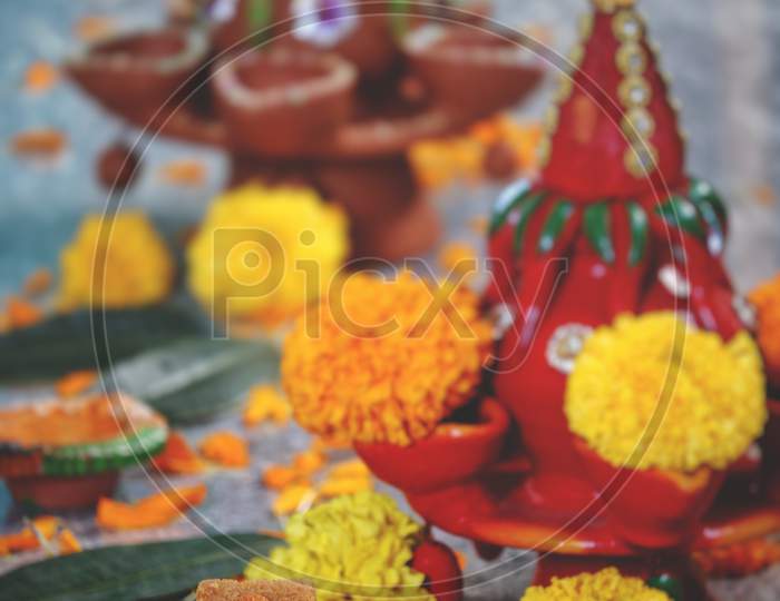 Diwali celebration 2020, composition.