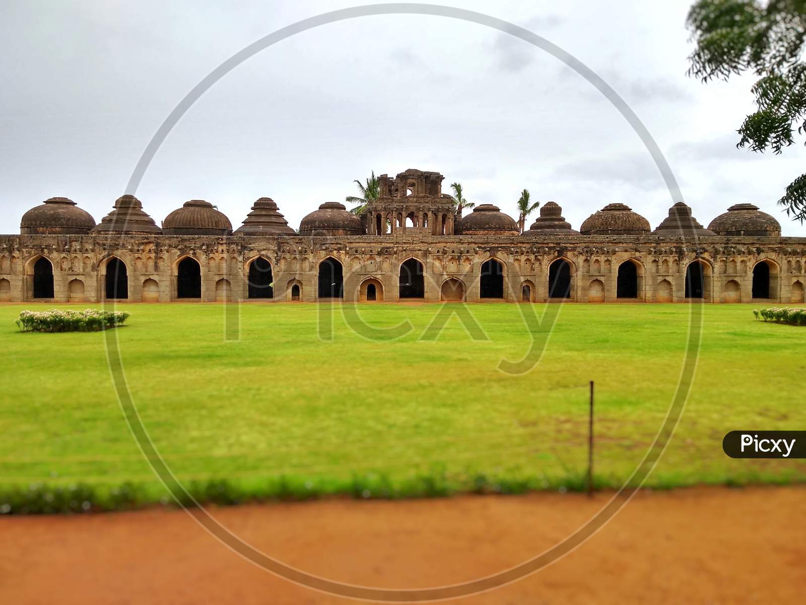 The Grandeur of the Elephant Stables at Hampi