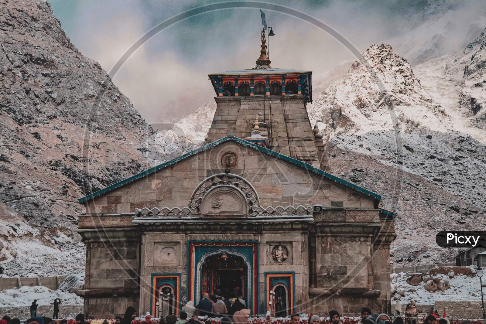 Kedarnath temple in Himalayas