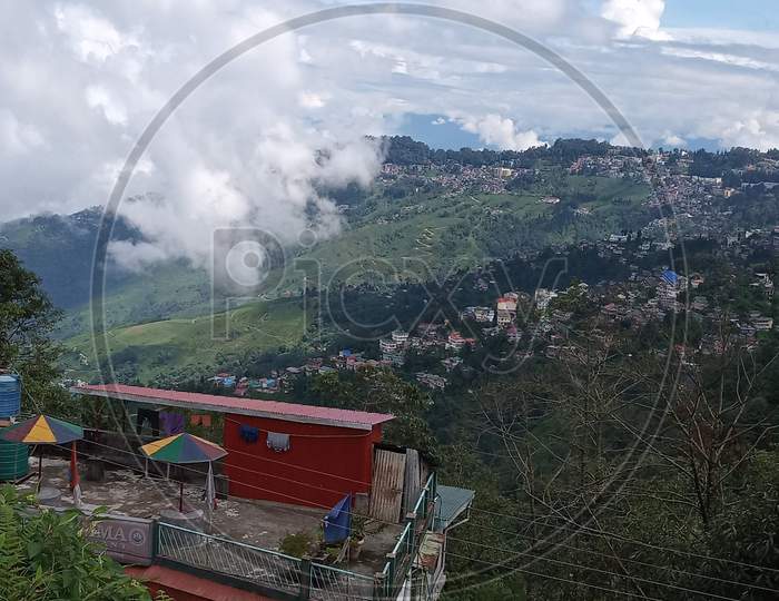 Darjeeling , a hill station in India