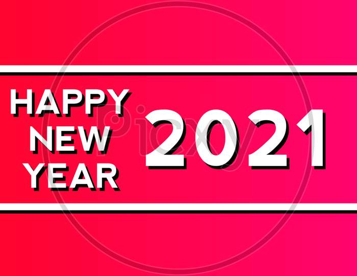 2021 Happy New Year background on illustration