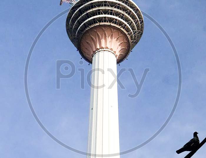 spectacular View of iconic Meenara KL tower at Malaysia