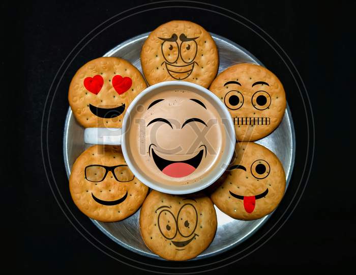 Creative Photography - Tea and Biscuits