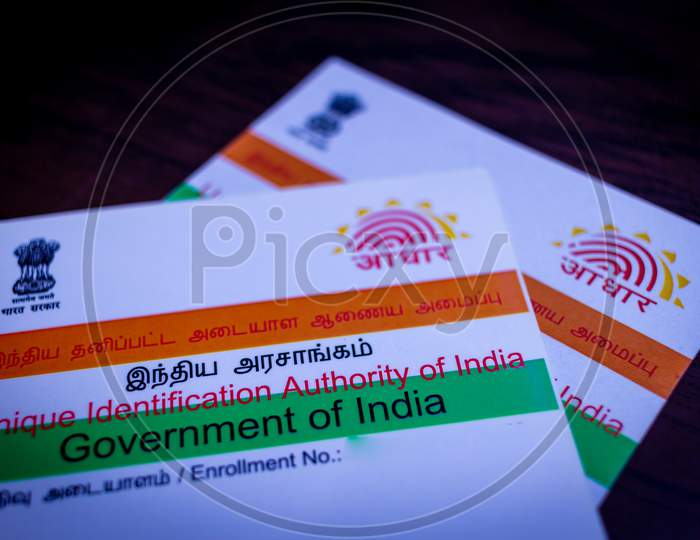 Indian Aadhaar Card Used As Identification And Kyc Document