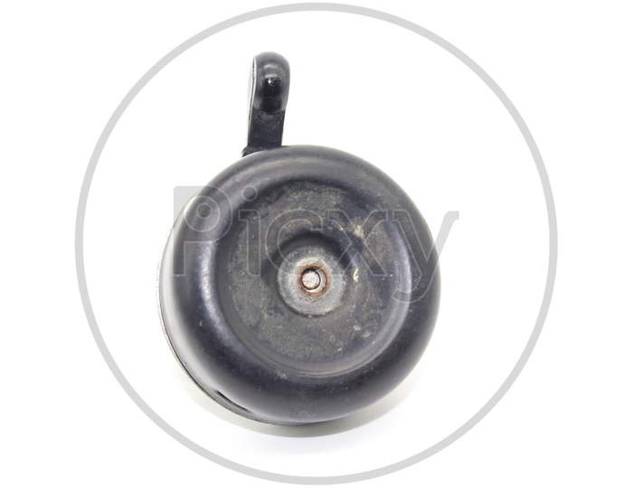A Picture Of Bicycle Bell Isolated On White Background