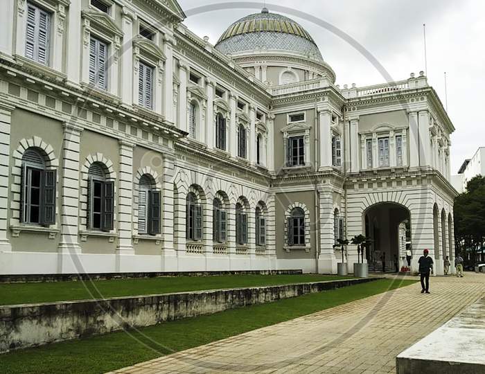 View of Beautiful Building of National Gallery at singapore