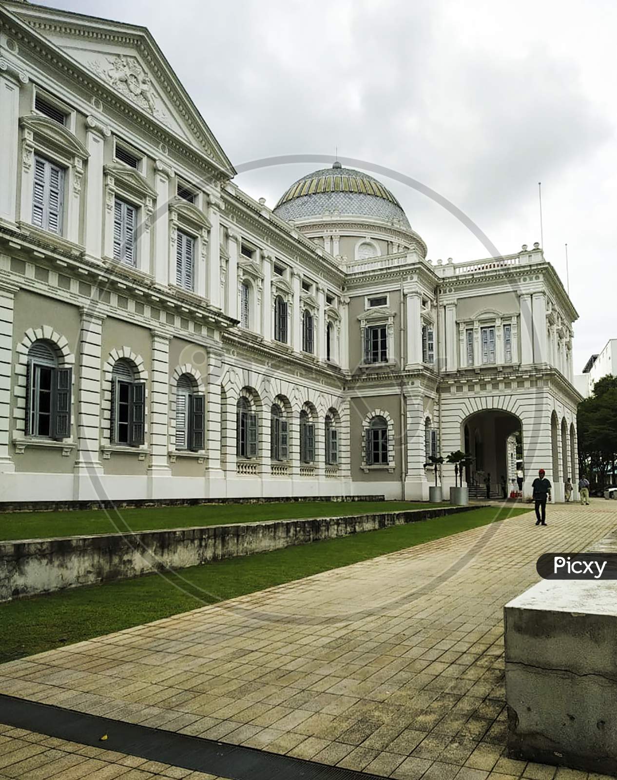 View of Beautiful Building of National Gallery at singapore