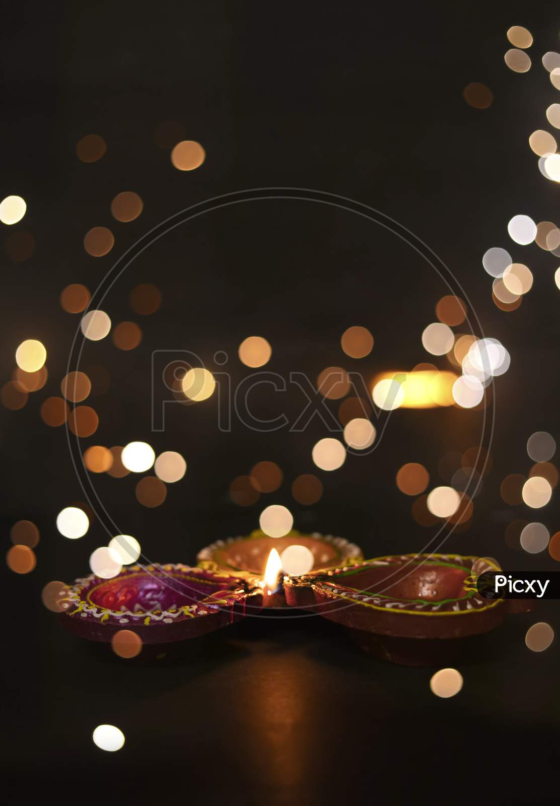 Beautiful Diwali Lighting, Selective Focus