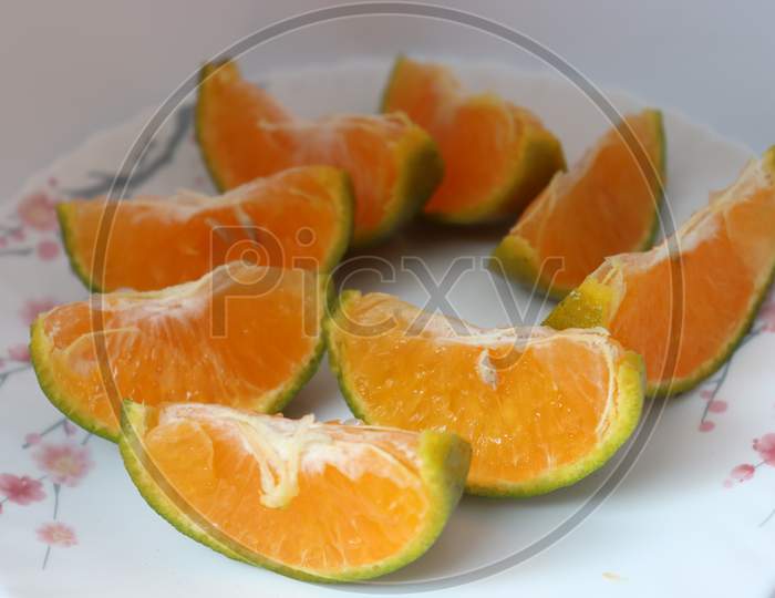 Tasty And Healthy Tangerines Stock
