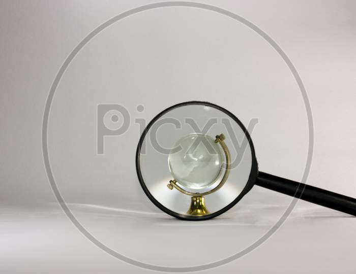 Crystal Globe See Through Magnifying Glass