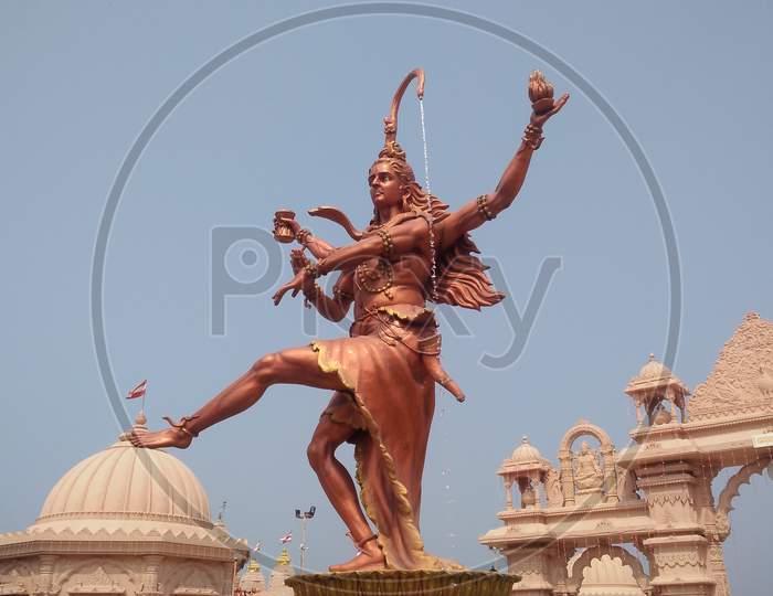 Shiv statue nilakhanth dhan poicha Gujarat India
