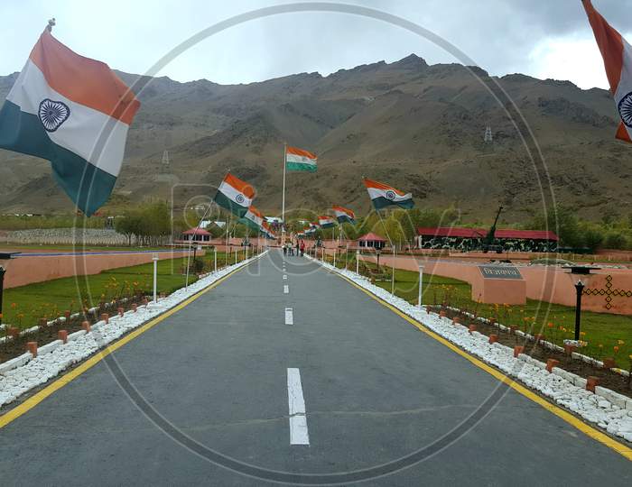 Road Of Kargil War Memorial In Drass Jammu And Kashmir