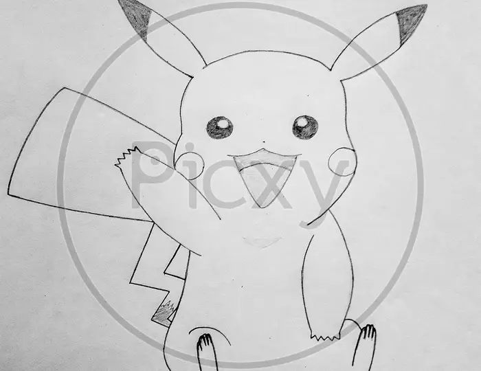 Pikachu  Warmup Drawing  Process Video  EryckWebbGraphics