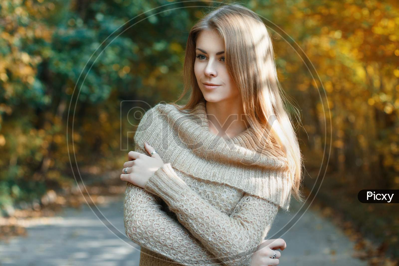 Beautiful hot sale girl sweater