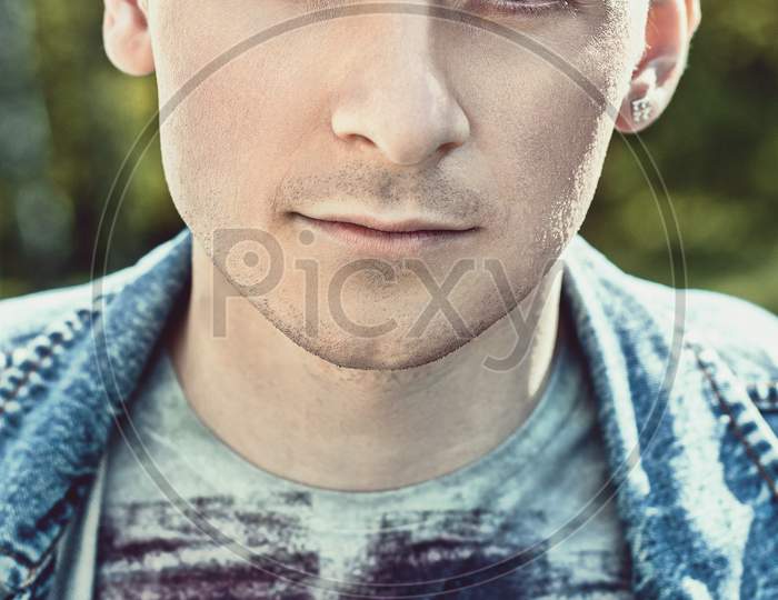 Male Face Portrait