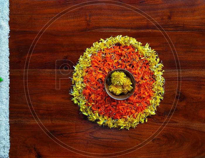 Diwali Flowers Arrangement