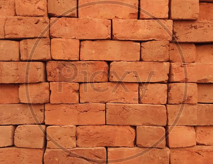 A wall of bricks