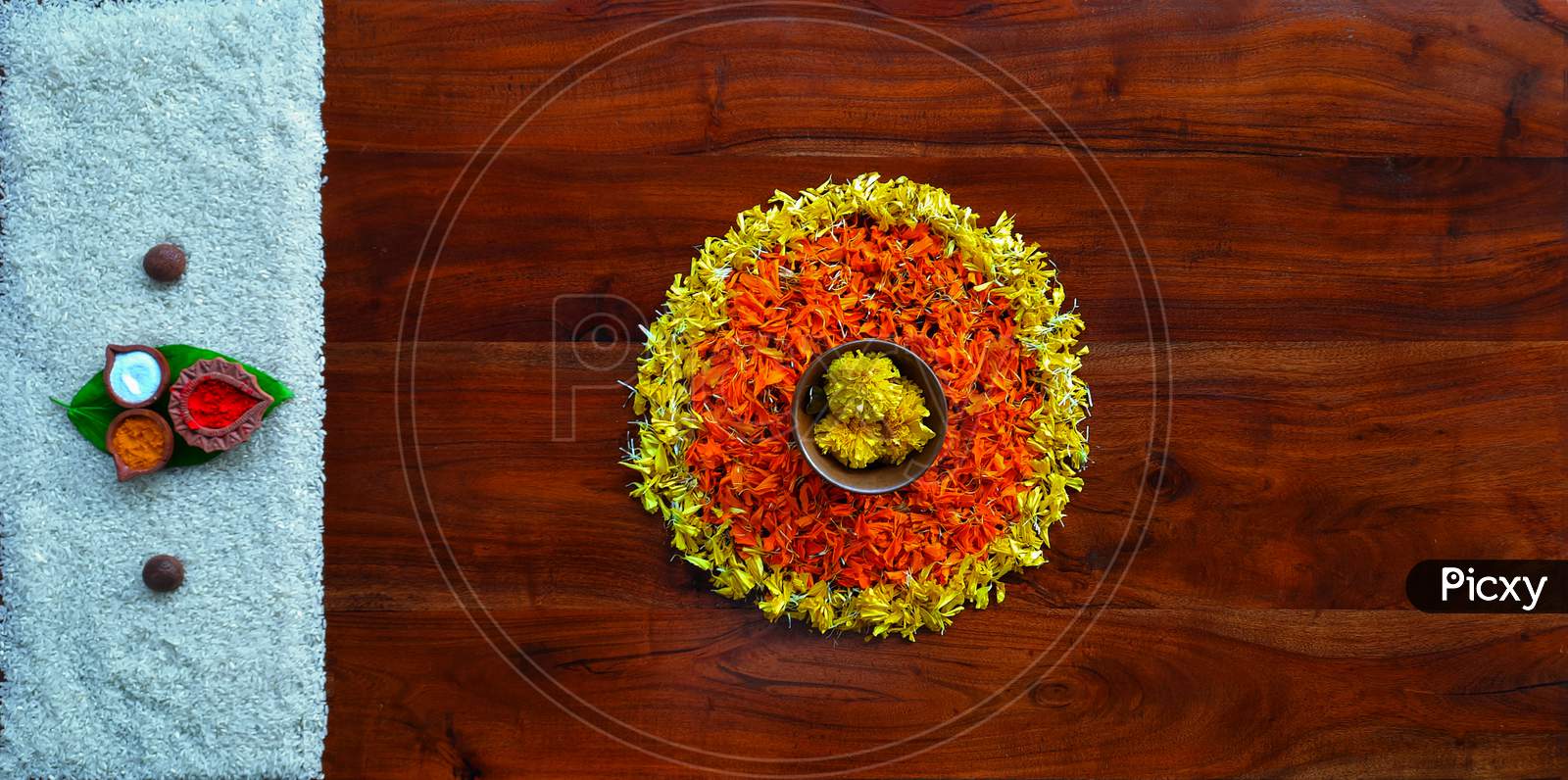 Diwali Flowers Arrangement