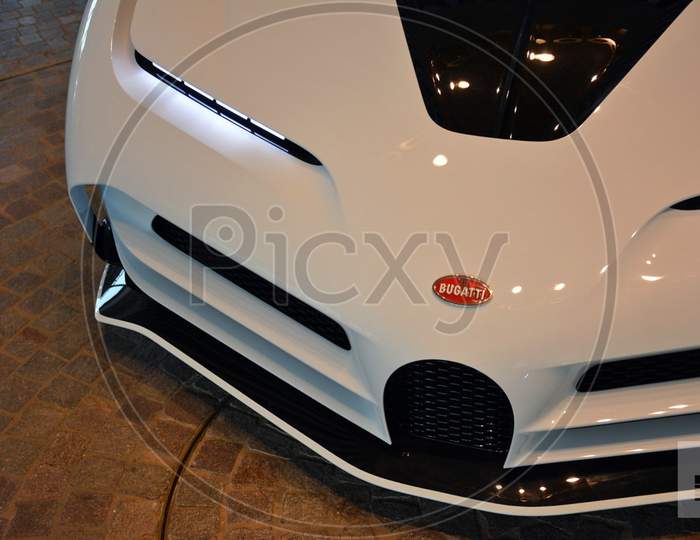 bugatti devo, special white edition, one of the super luxury car in the world
