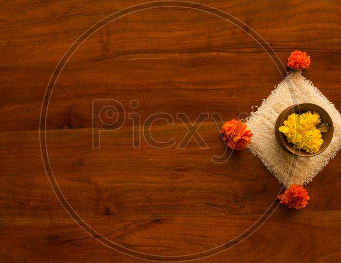 Simple Diwali Decoration for Coffee Table
