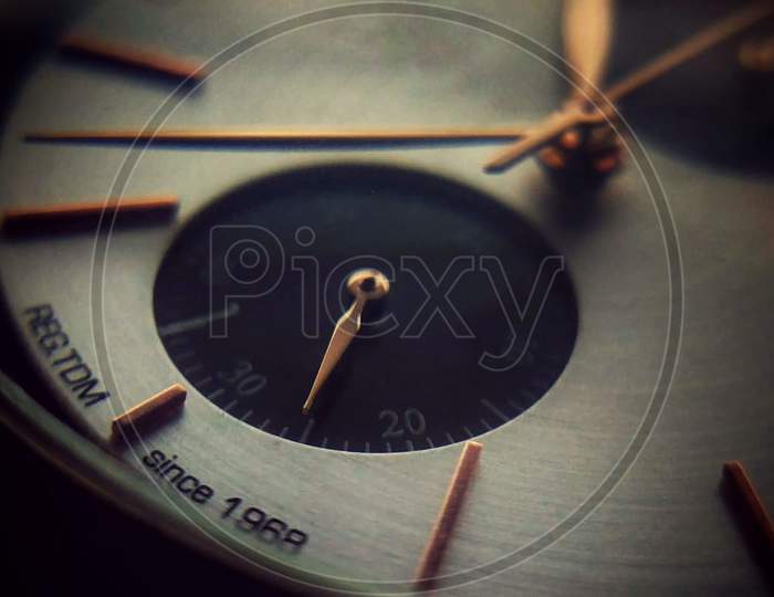 Macro photos of clock