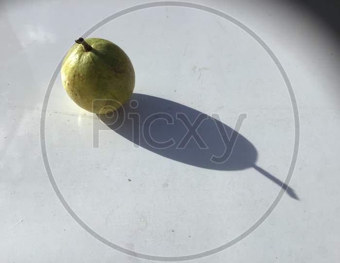 Aerial view of guava fruit