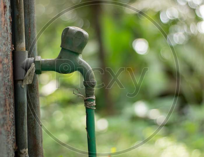 Old Plastic Water Tap