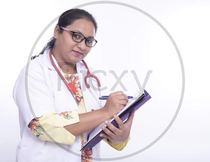 Young Indian doctor