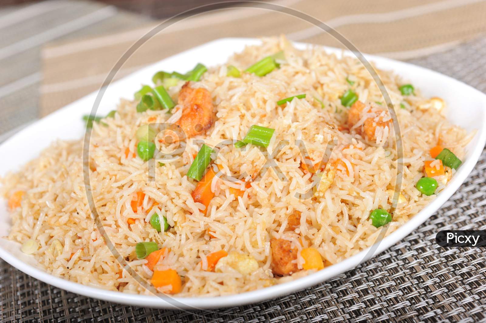 Fried Rice in Plate