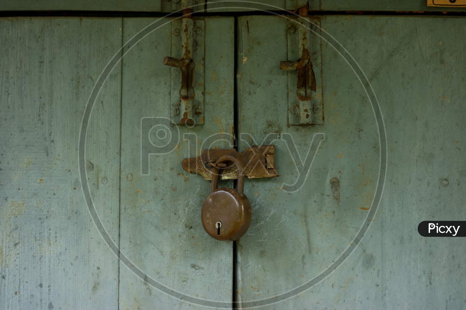 Locked Old Door