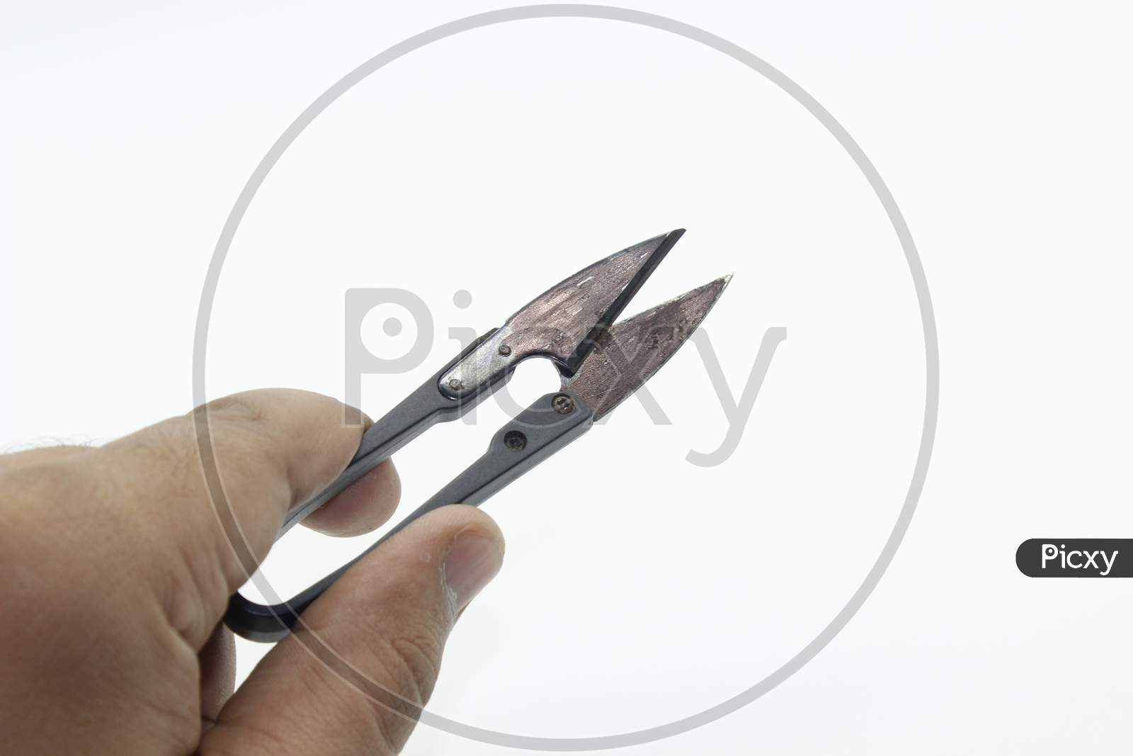 Wire Cutter Isolated On White Background With Selective Focus