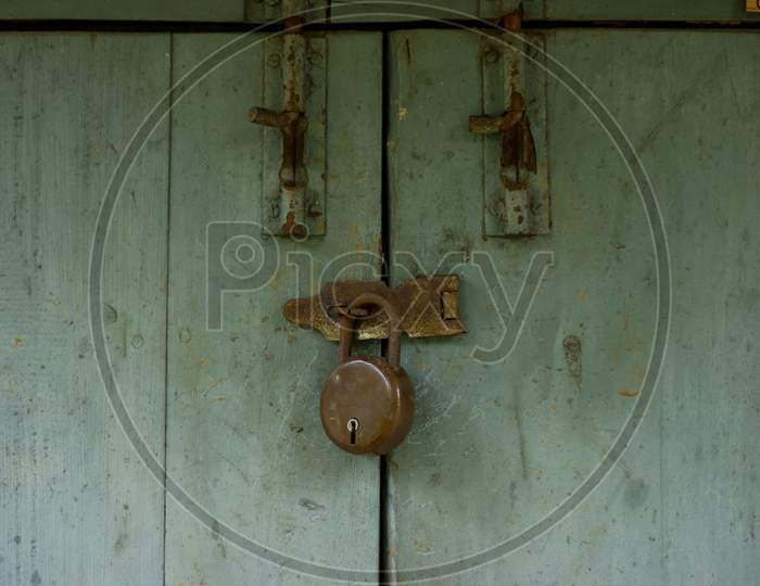 Locked Old Door