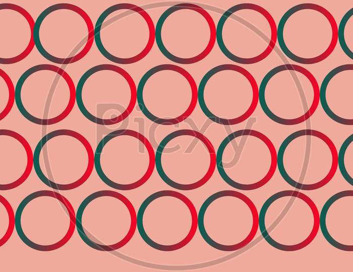 Pink Circle Abstract Or Illustration For Video Background