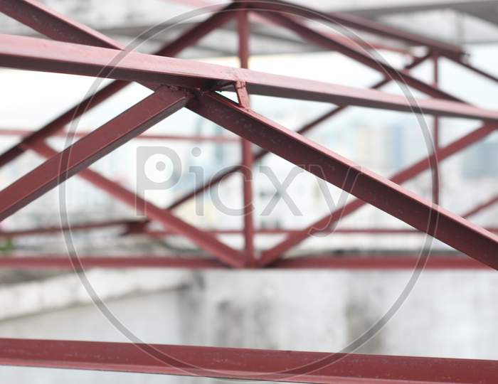 The structure of a bridge.