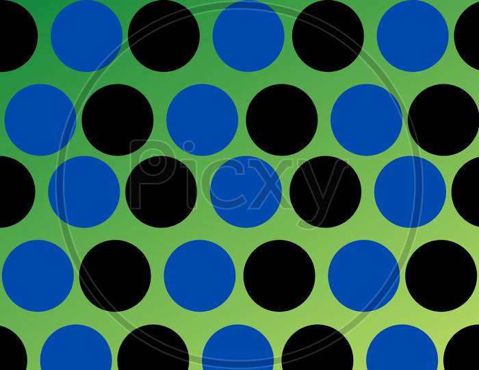 Black Circle Abstract Or Illustration For Video Background