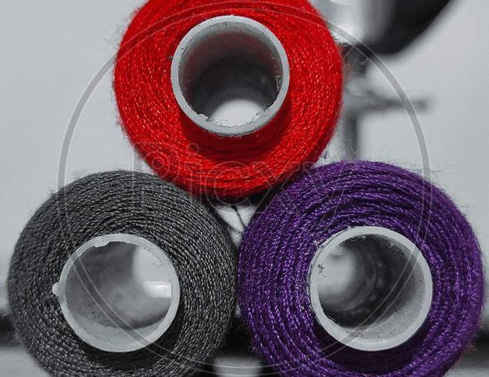 Colourfull threads