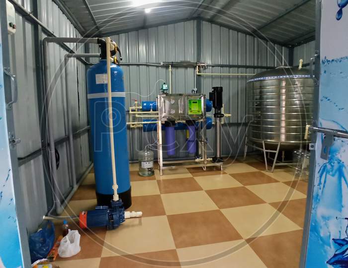SMAAT Purified Drinking Water Plant At Addakal Mahabubnagar Telangana India