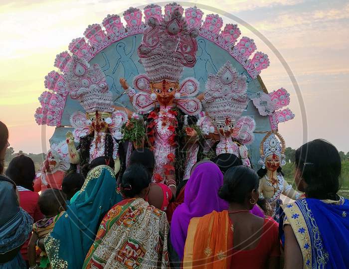Maa Durga visharjan.