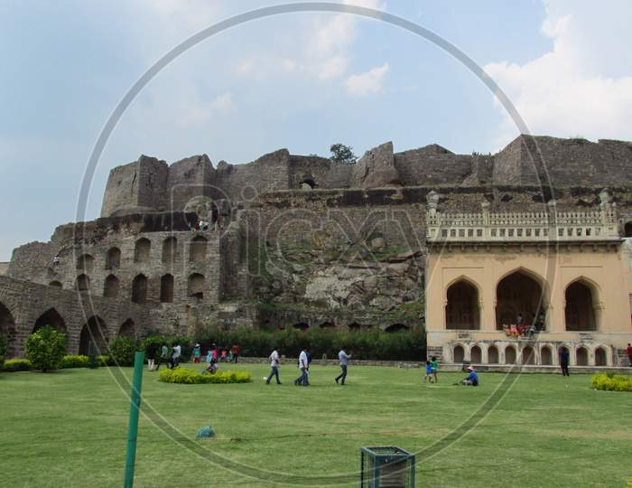 A beautiful view of Golconda fort , India