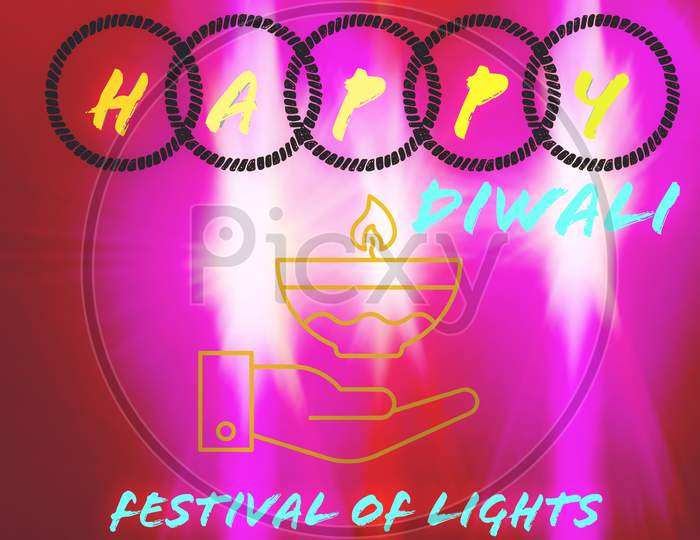 Diwali festival celebration, Happy Diwali festival of lights text,hand and more