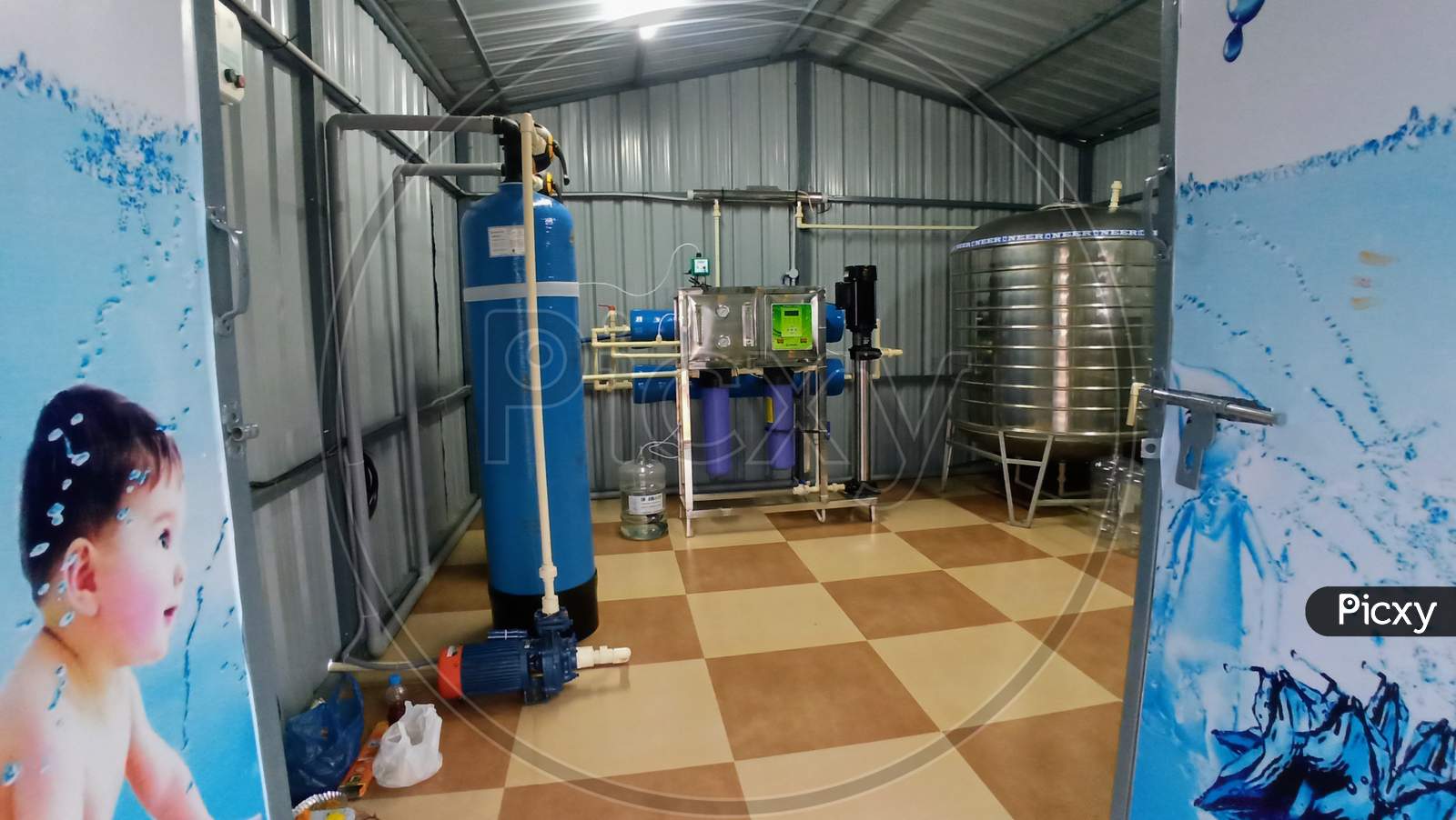SMAAT Purified Drinking Water Plant At Addakal Mahabubnagar Telangana India