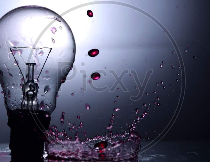 Water splash bulb