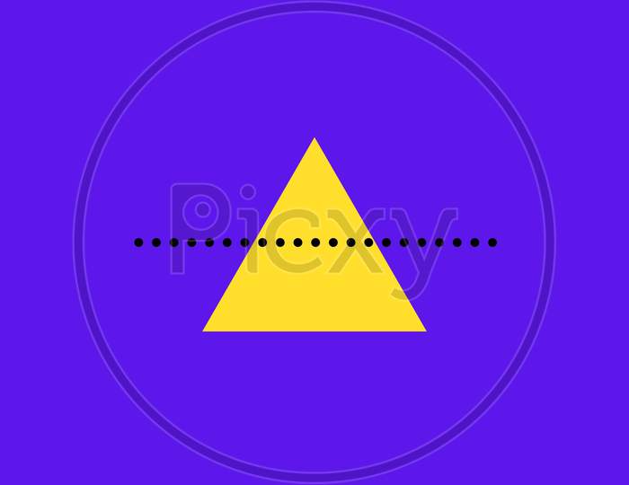 Triangle Line Abstract Or Illustration For Video Background