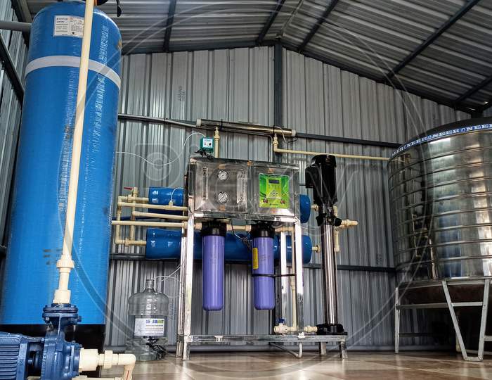 SMAAT RO Purified Drinking Water Plant At Addakal Mahabubnagar Telangana India