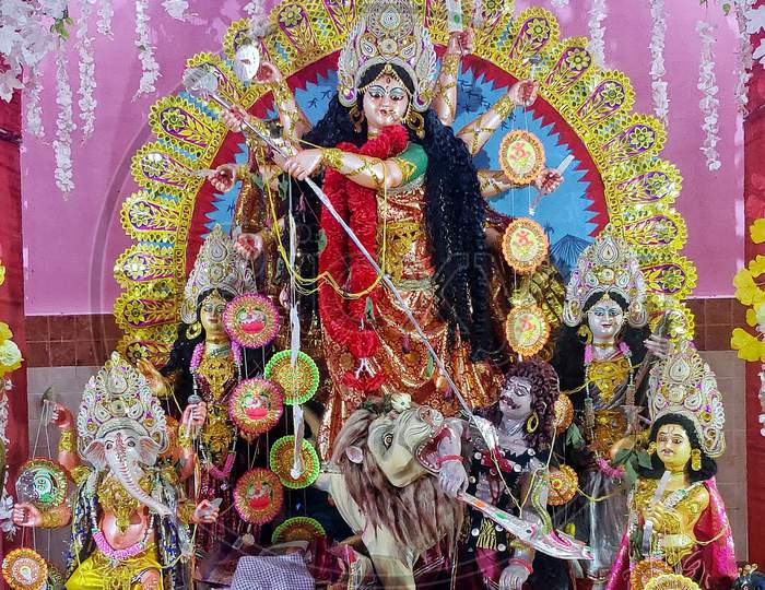 Maa Durga idol.