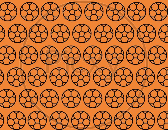 Orange Ball Abstract Or Illustration For Video Background