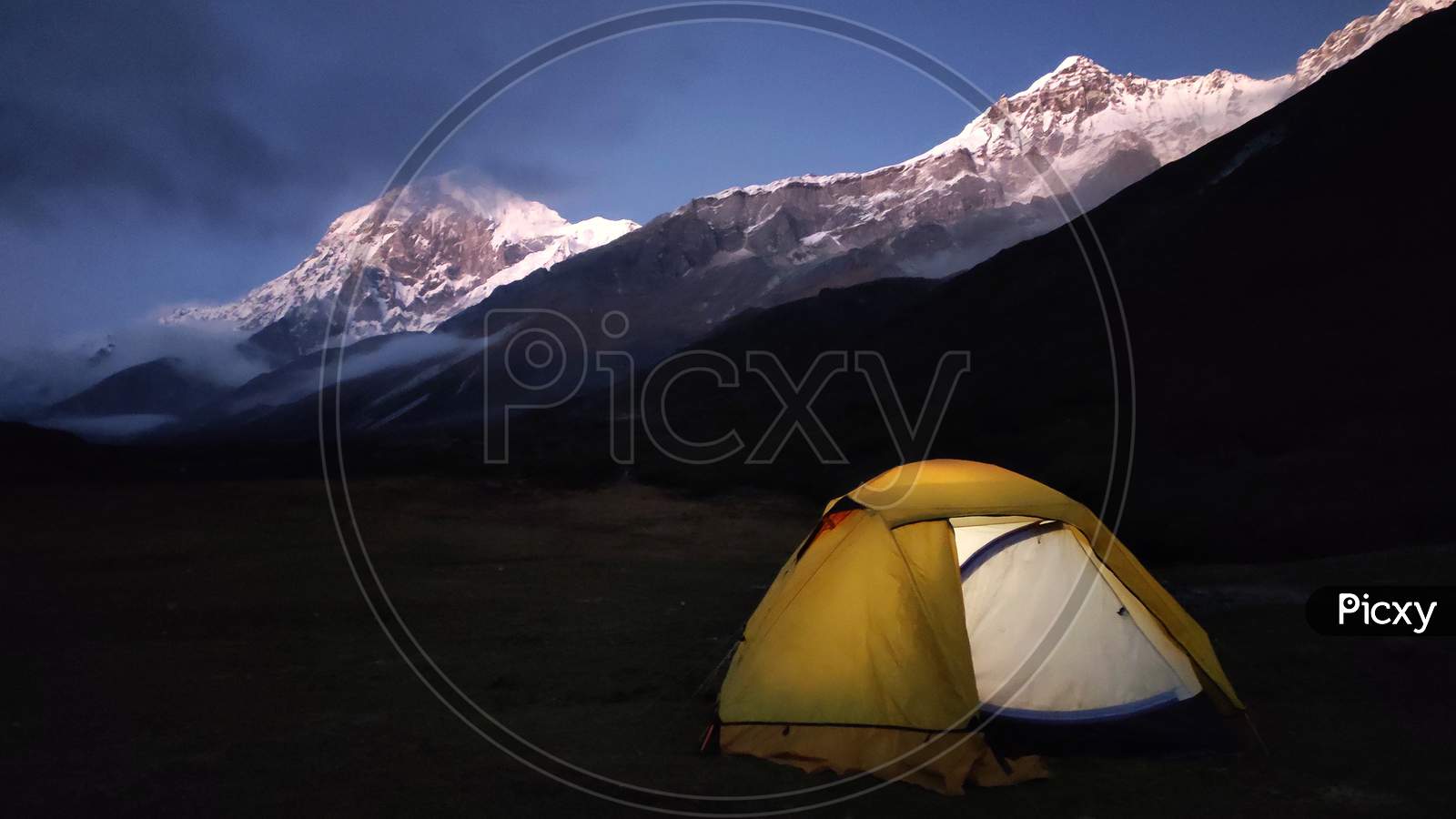 Camping at Kanchenjunga