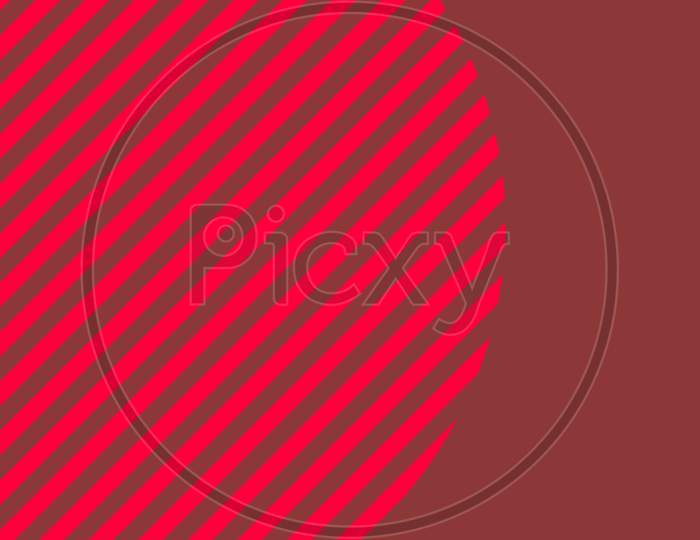 Half Red Abstract Or Illustration For Video Background