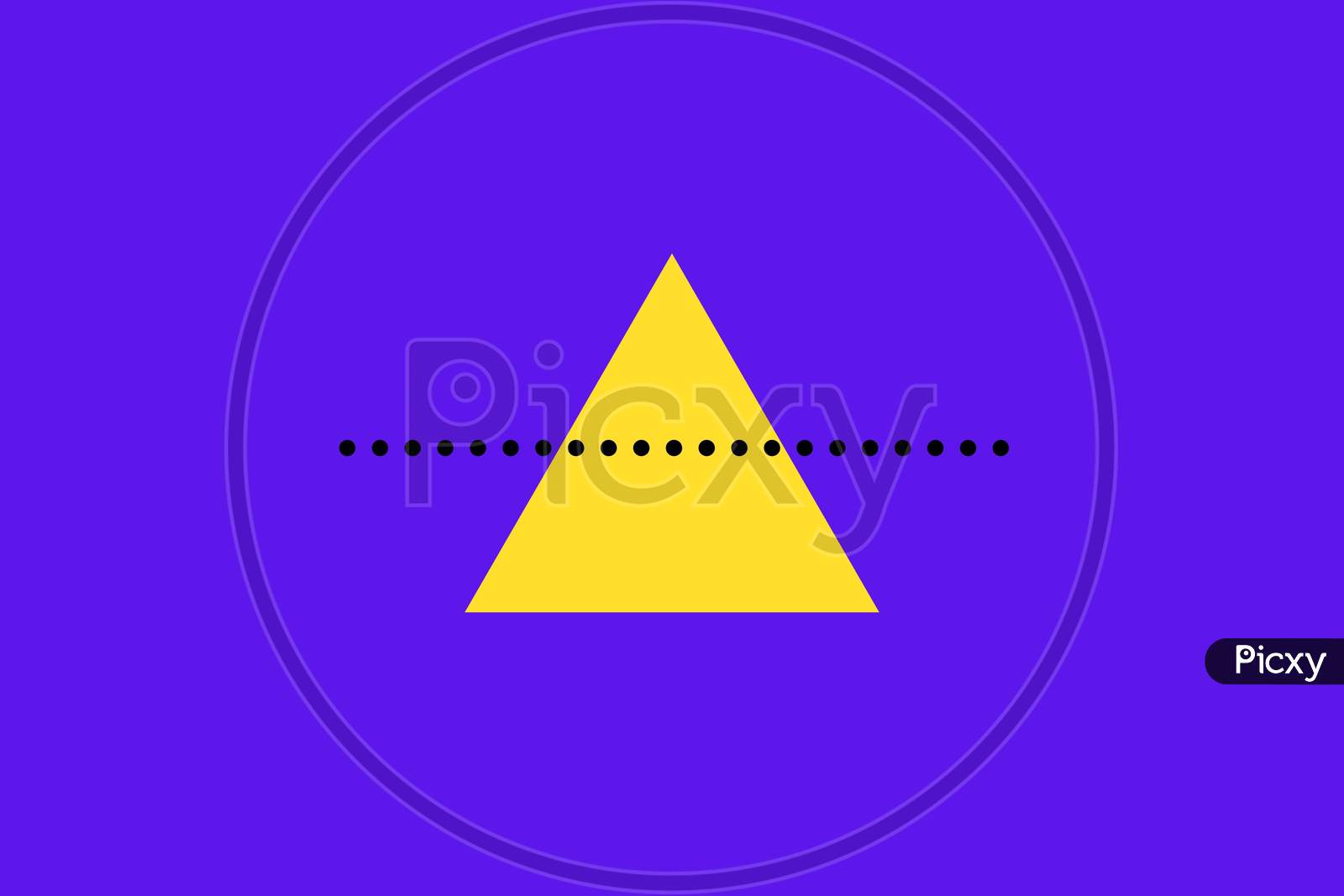 Triangle Line Abstract Or Illustration For Video Background